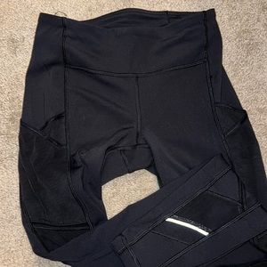 lululemon mesh side pocket leggings